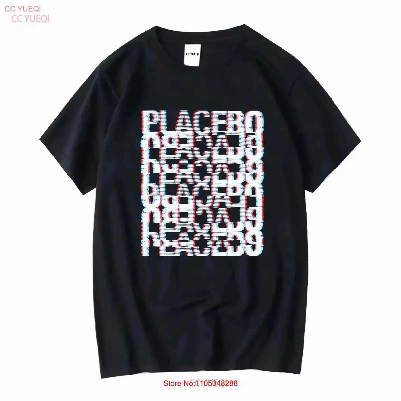 Xl Men'S Fashion - Placebo Band T 셔츠 2023 NA