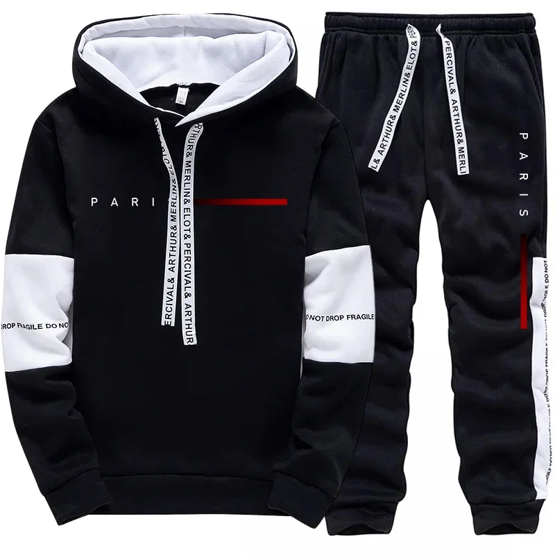 Paris Fashion Men - 남성용 후드티 스웨트팬츠 파리 패션 후디