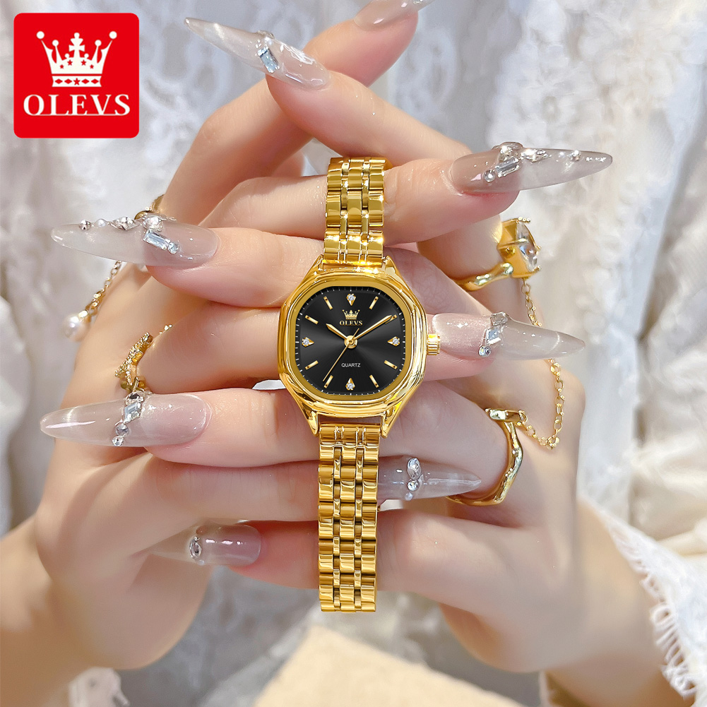 Mens Fashion Watch - OLEVS 5888 여성용 시계 골드 오리지널