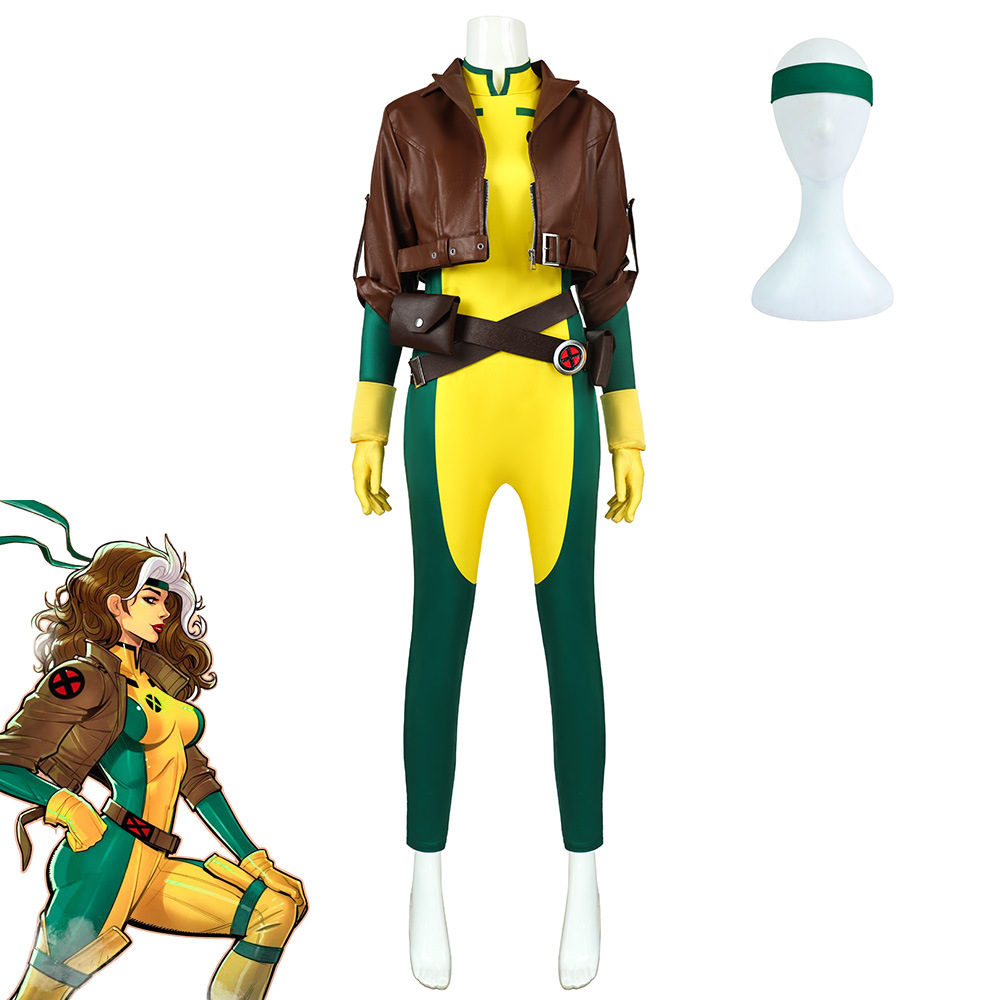 Mens Fashion Jumpsuit - 2026년 신작 로그 X-맨 코스프레 바디수트