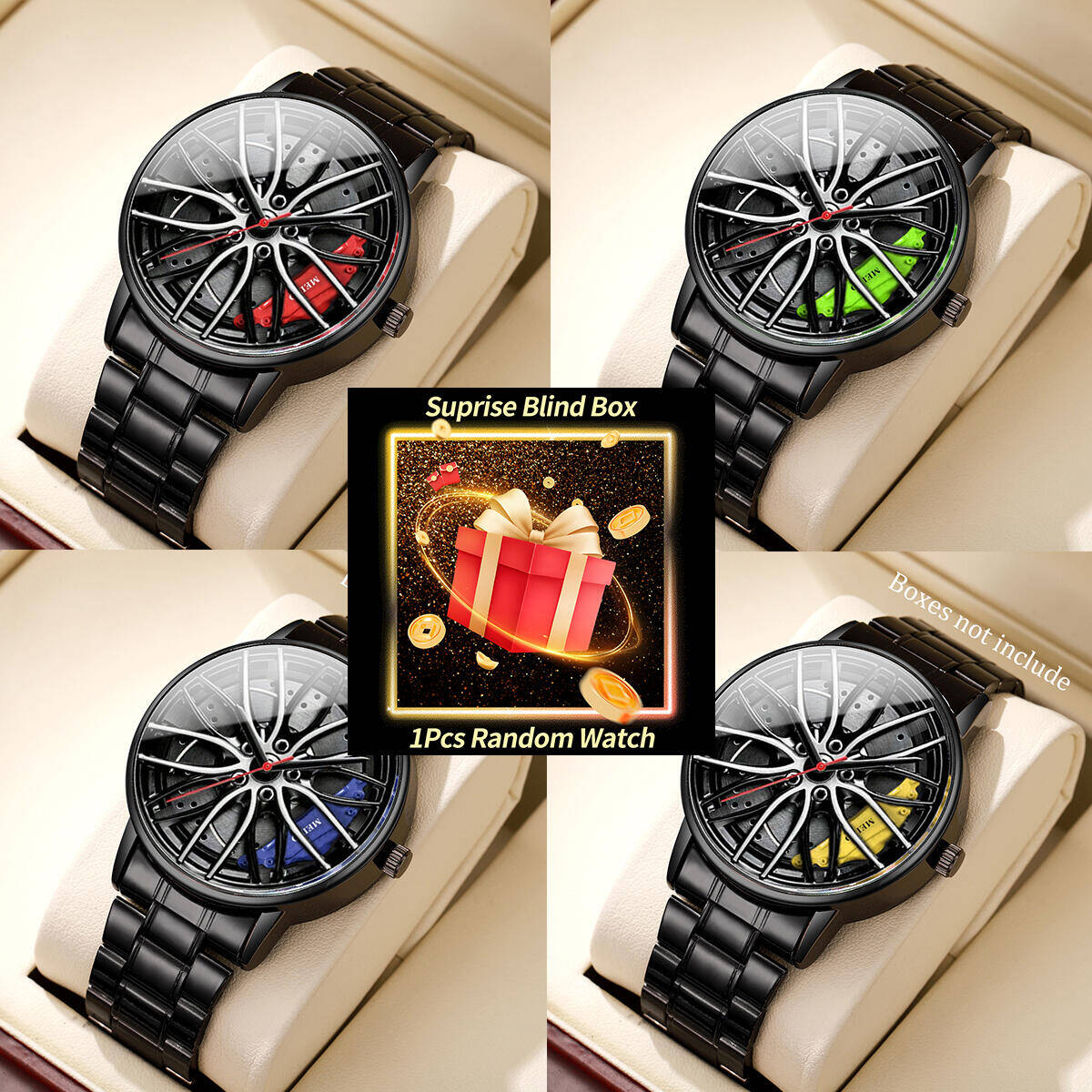 Mens Fashion Watch - 1PC 서프라이즈 미스터리 시계 블라인드 박스-패션
