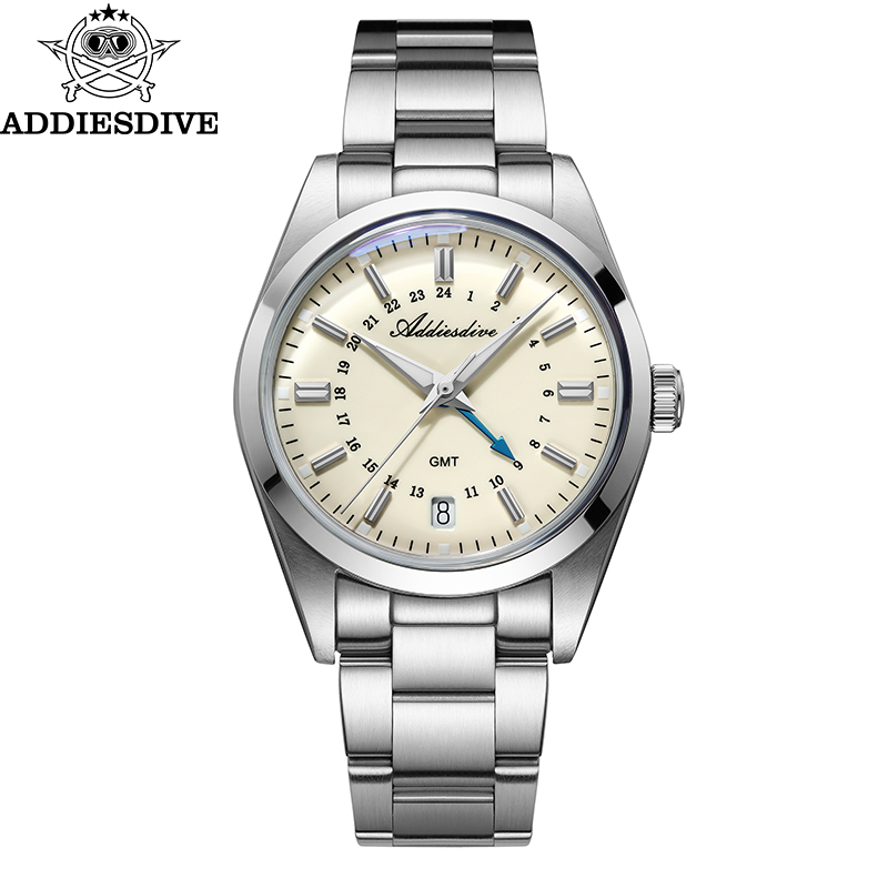 Mens Fashion Watch - ADDIESDIVE 핫 브랜드 36mm 럭셔리 GMT