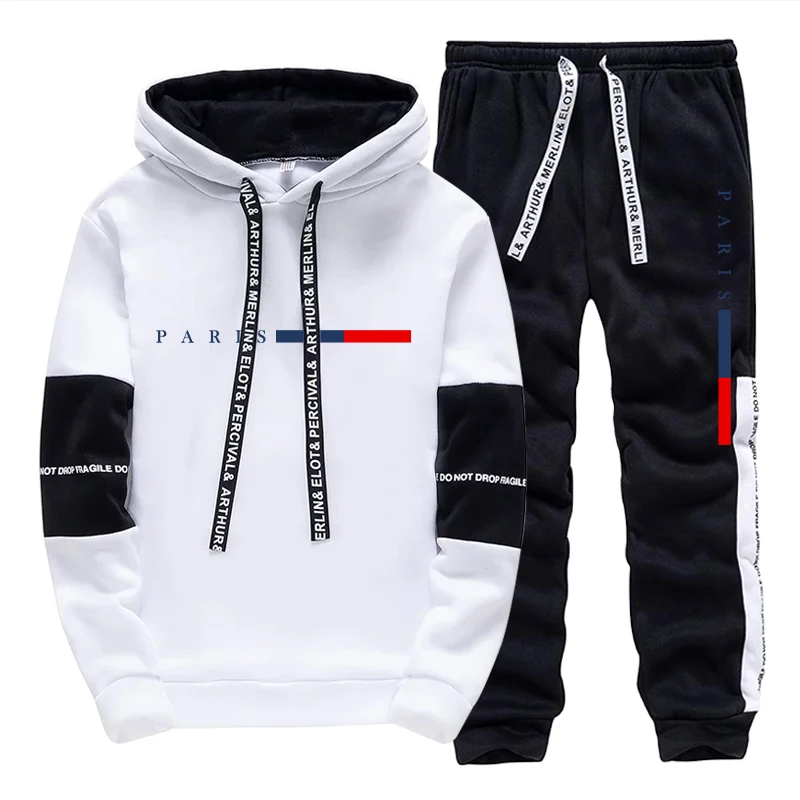 Paris Fashion Men - 남성 세트/후드티/바지 파리 패션 가을 겨울