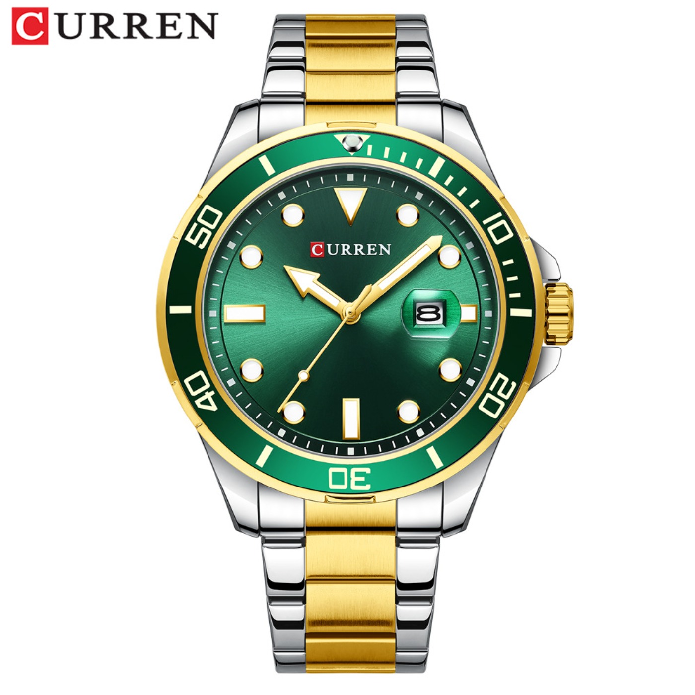 CURREN 뉴 그린 워터 고스트 시리즈 브랜드 하이엔 - Mens Fashion Watch 리뷰 및 가격