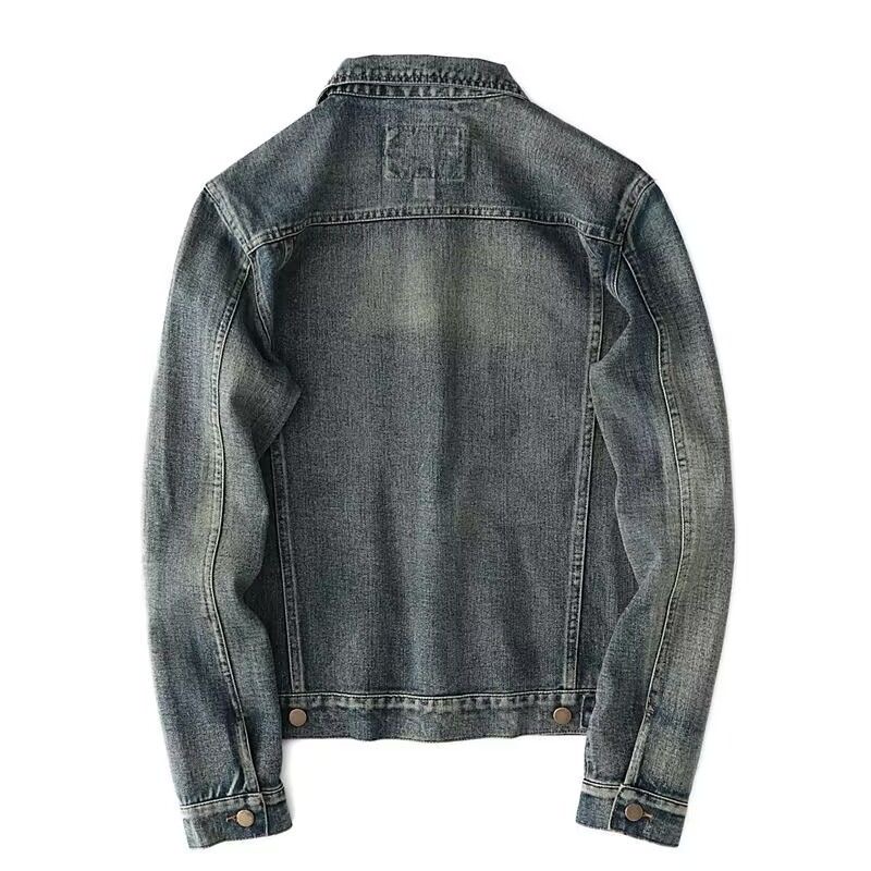가을 봄 신상 무지 아메리칸 빈티지 스트레이트 데님 자 - Mens Fashion Denim Jacket 리뷰 및 가격