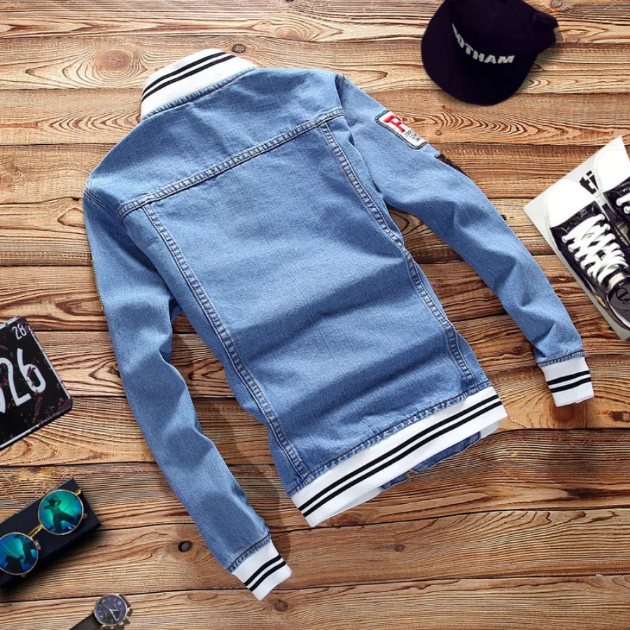신상품 2026 남성 데님 재킷 패션 남성 트렌디 찢어 - Mens Fashion Denim Jacket 리뷰 및 가격