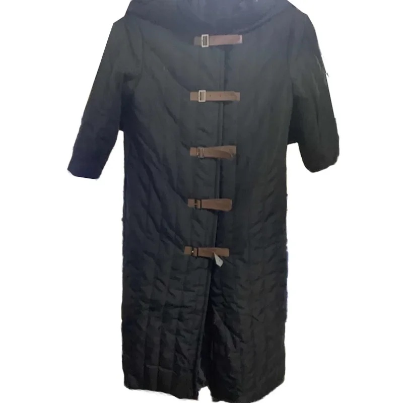 중세 전사 기사 라프 의상 갬베손 더블릿 남성용 갑옷  - Trench Coat Men 리뷰 및 가격