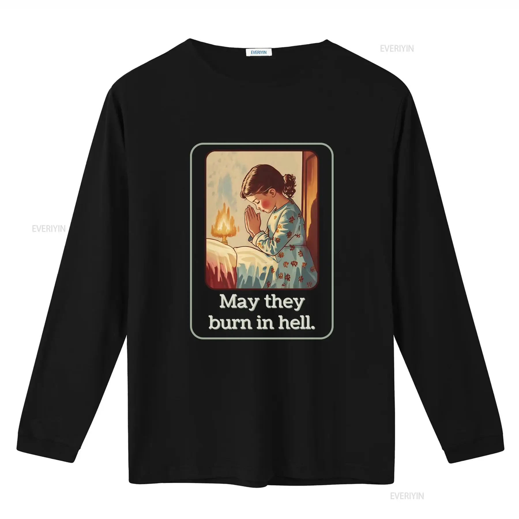 그들이 지옥에 타오르기를 바랍니다 티셔츠 재미있는 레트 - Mens Fashion In The 50S 리뷰 및 가격