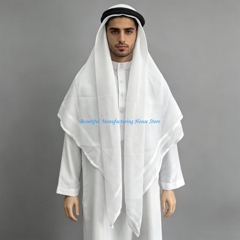 E56A Voile 아랍 스카프 Hijab Headwr - Men'S Fashion Everyday 리뷰 및 가격