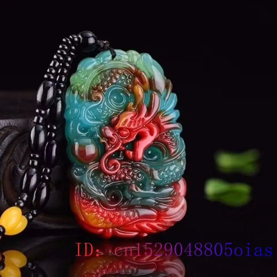 진짜 옥 드래곤 펜던트 목걸이 펜던트 보석 매력 선물  - Men'S Fashion Jewelry 리뷰 및 가격