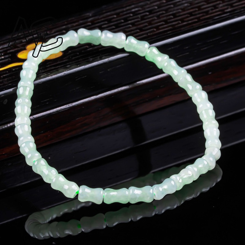 새로운 진짜 천연 좋은 옥 대나무 팔찌 목걸이 조각 참 - Men'S Fashion Jewelry 리뷰 및 가격