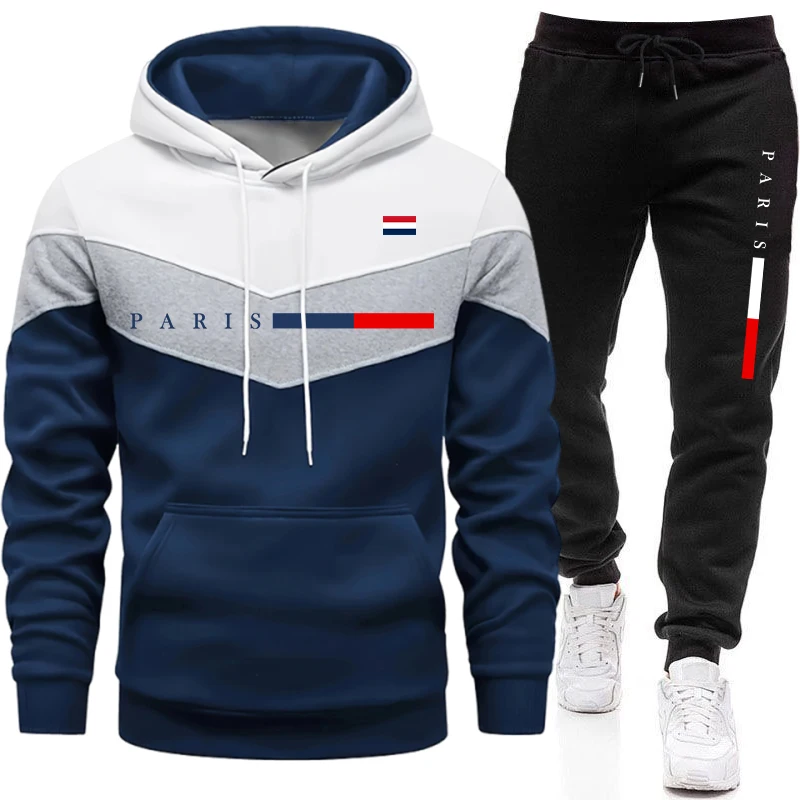 도시 캐주얼 패션 후드티 스포츠웨어 파리 프린트 풀오버 - Paris Fashion Men 리뷰 및 가격