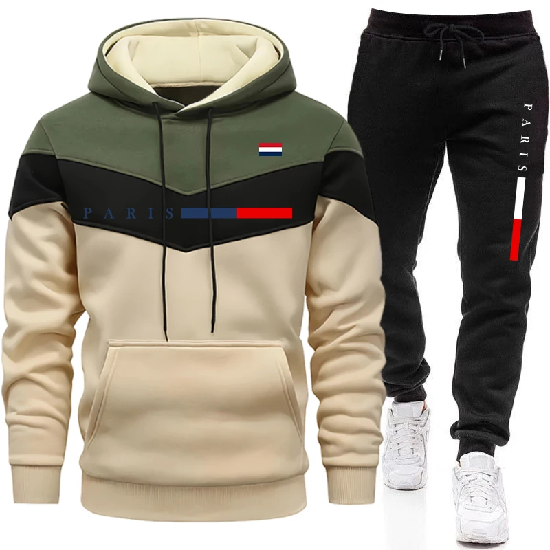 도시 캐주얼 패션 후드티 스포츠웨어 파리 프린트 풀오버 - Paris Fashion Men 리뷰 및 가격
