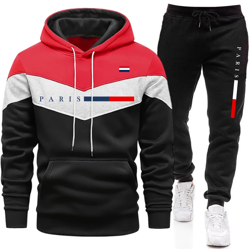 도시 캐주얼 패션 후드티 스포츠웨어 파리 프린트 풀오버 - Paris Fashion Men 리뷰 및 가격
