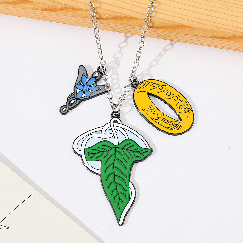 반지의 제왕 엘프 목걸이 패션 크리에이티브 리프 펜던트 - Men'S Fashion Jewelry 리뷰 및 가격