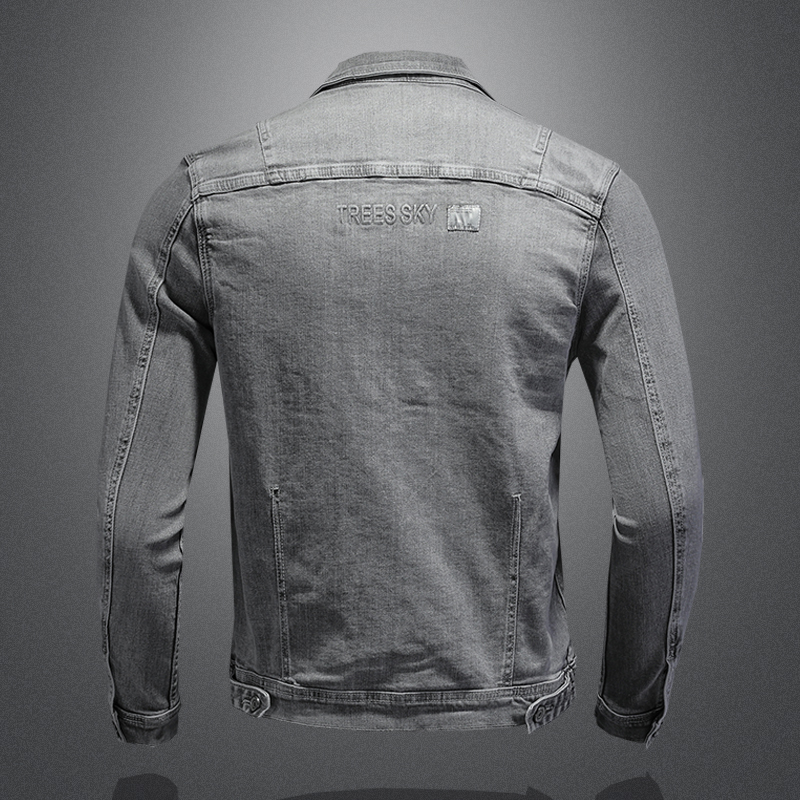 남성용 코튼 턴다운 칼라 데님 재킷, 캐주얼 데님 코트 - Mens Fashion Denim Jacket 리뷰 및 가격