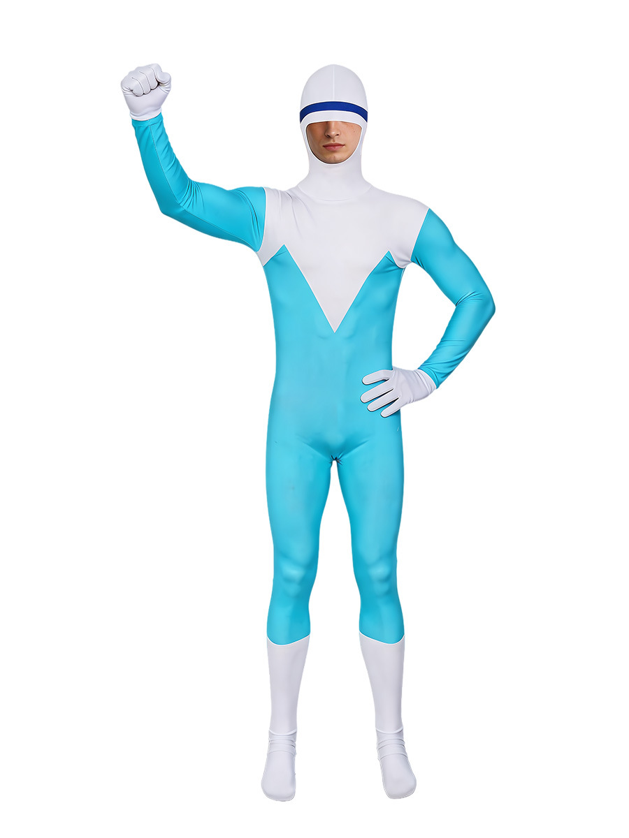 인크레더블 코스프레 멋진 아이스맨 루시우스 최고의 할로 - Mens Fashion Jumpsuit 리뷰 및 가격