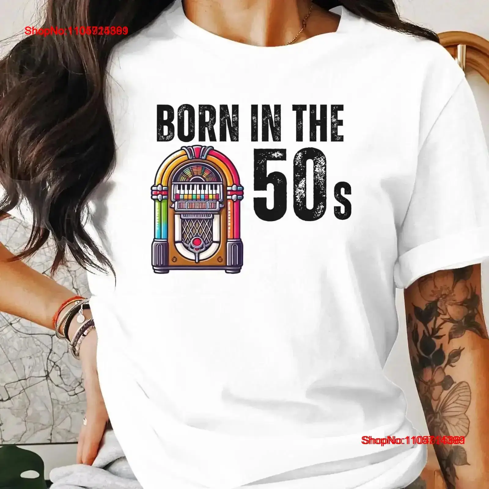 빈티지 50년대 탄생 티셔츠 레트로 주크박스 디자인 클 - Mens Fashion In The 50S 리뷰 및 가격