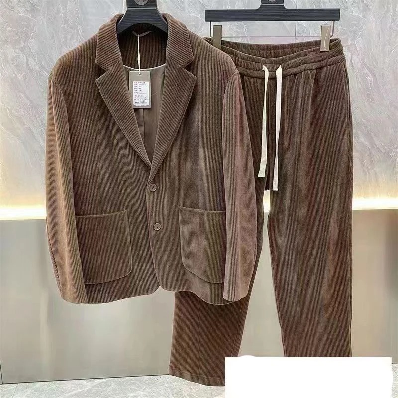 패션 정장 남성용 봄 가을 긴팔 고급 캐주얼 한국 슬림 - Mens Fashion Blazer 리뷰 및 가격