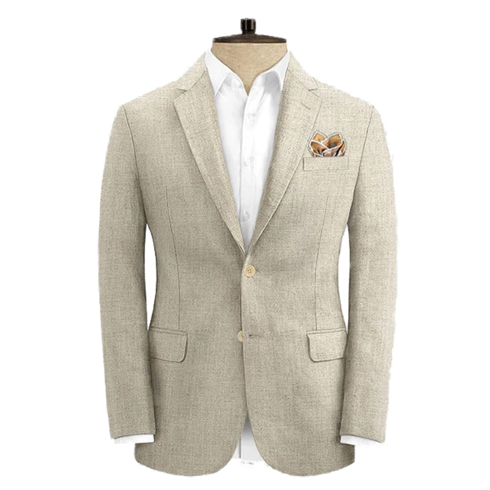 2025 럭셔리 여름 통기성 레노 직조 100% 울 수 - Mens Fashion Blazer 리뷰 및 가격