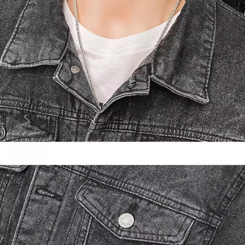 아메리칸 빈티지 헤비 울프 자수 패치 데님 재킷 남성  - Mens Fashion Denim Jacket 리뷰 및 가격