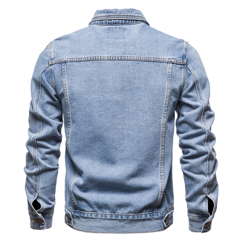 2025 가을 남성 솔리드 데님 재킷 패션 오토바이 빈 - Mens Fashion Denim Jacket 리뷰 및 가격