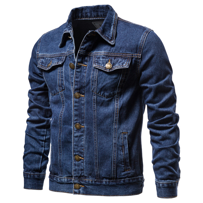 2025 가을 남성 솔리드 데님 재킷 패션 오토바이 빈 - Mens Fashion Denim Jacket 리뷰 및 가격