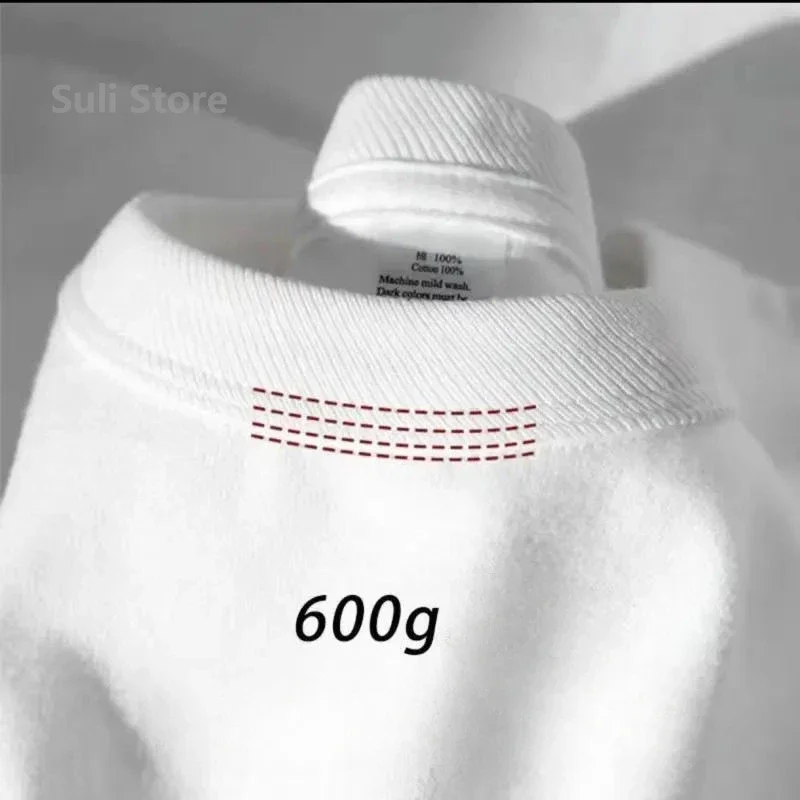600g 헤비 듀티 코튼 반팔 티셔츠 남성 패션 순면  - Men'S Fashion Over 50 리뷰 및 가격