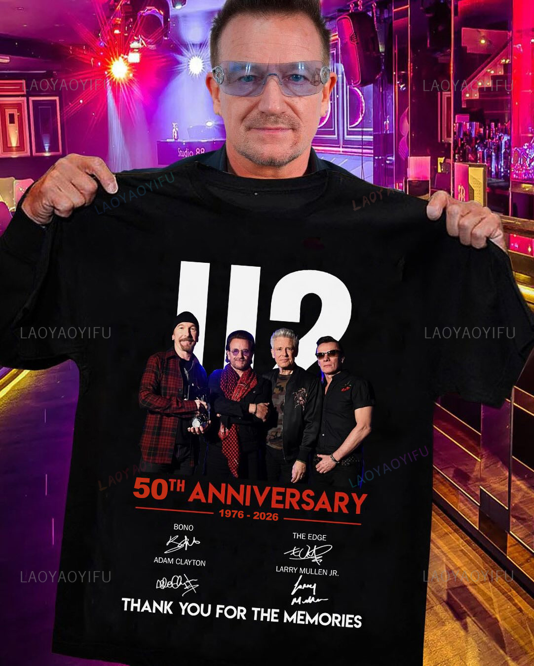 U2 밴드 50주년 기념 그래픽 티셔츠 유니섹스 197 - Men'S Fashion Over 50 리뷰 및 가격
