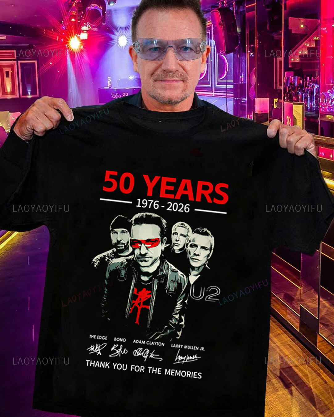 U2 밴드 50주년 기념 그래픽 티셔츠 유니섹스 197 - Men'S Fashion Over 50 리뷰 및 가격