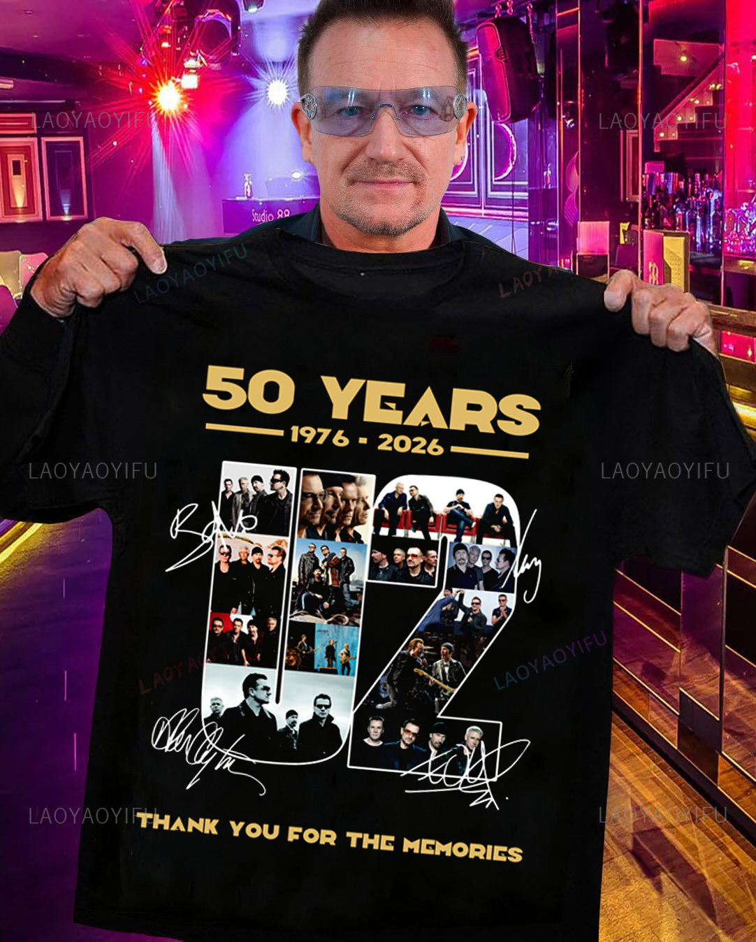 U2 밴드 50주년 기념 그래픽 티셔츠 유니섹스 197 - Men'S Fashion Over 50 리뷰 및 가격