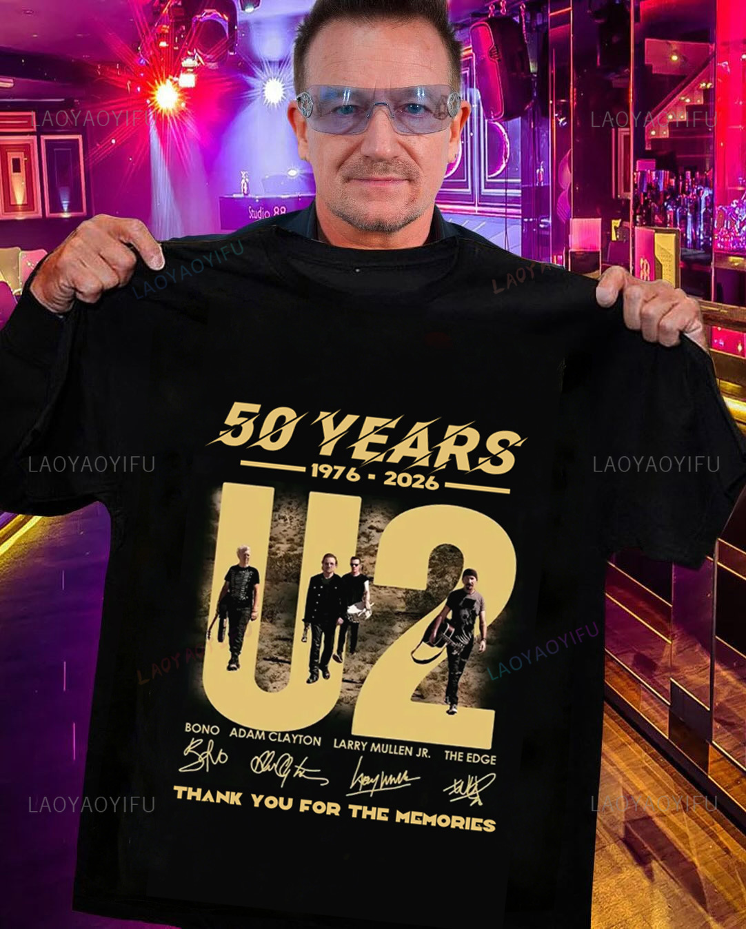 U2 밴드 50주년 기념 그래픽 티셔츠 유니섹스 197 - Men'S Fashion Over 50 리뷰 및 가격